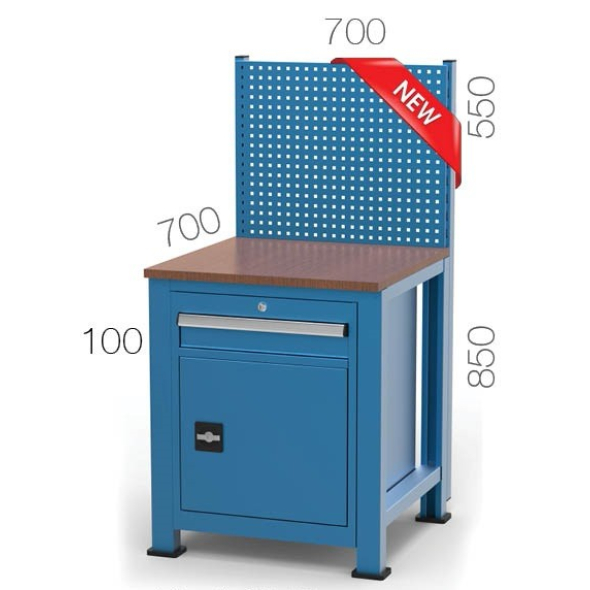 Çekmeceli Dolaplı Panolu Çalışma Masası KCM03390