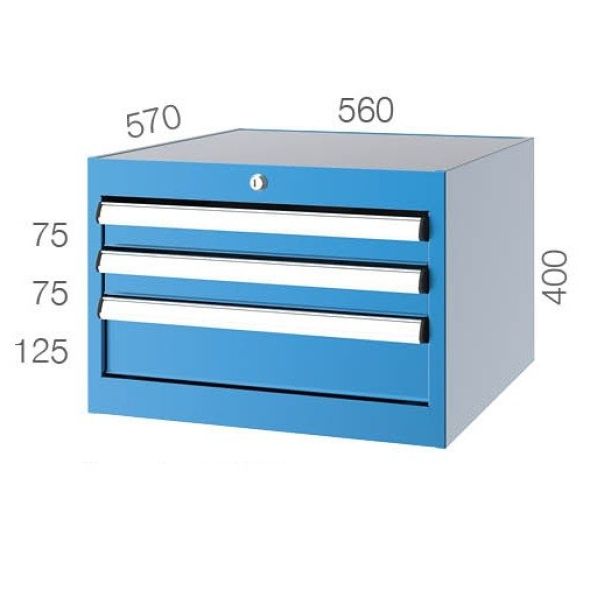 3 Çekmeceli Takım Dolabı KCD05041