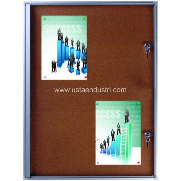 SOP0CA4-6 ÇİVİLİ MANTAR İLAN PANOSU